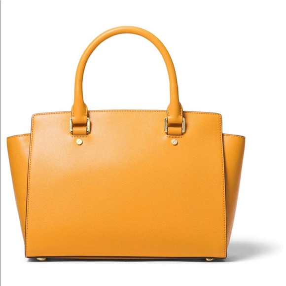 MICHAEL KORS Selma Saffiano Leather Satchel - Picture 3 of 5